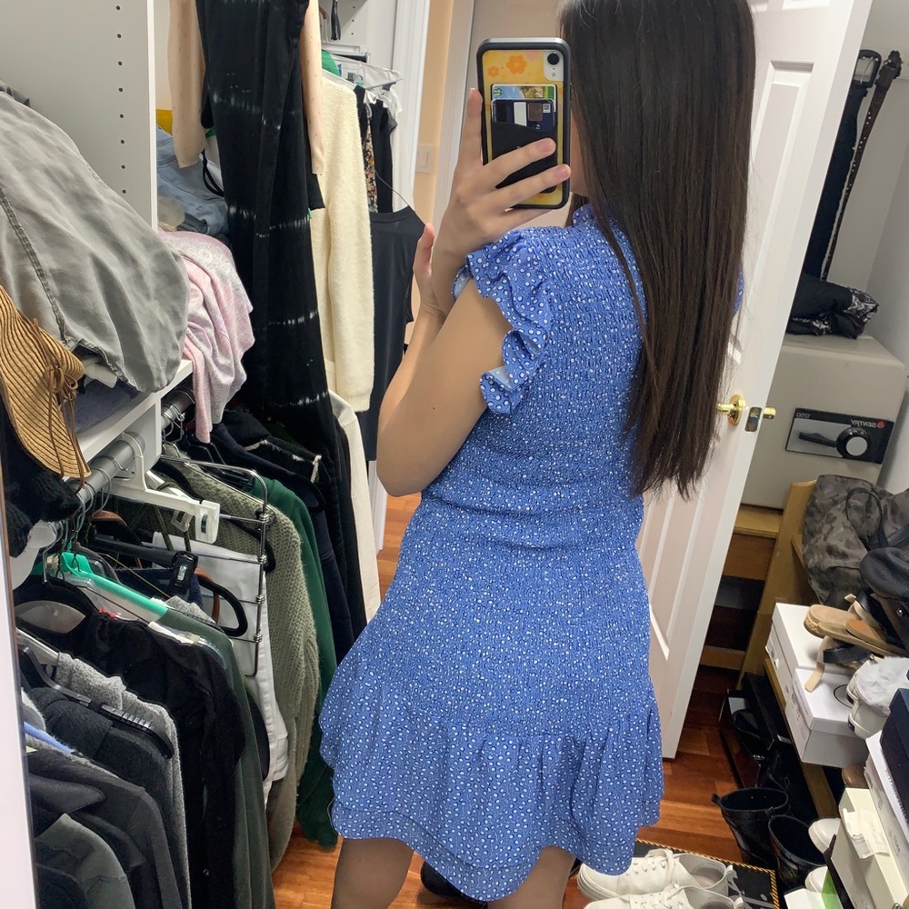 French Connection Floral Print short Sleeve Dress